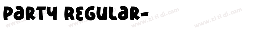 Party Regular字体转换